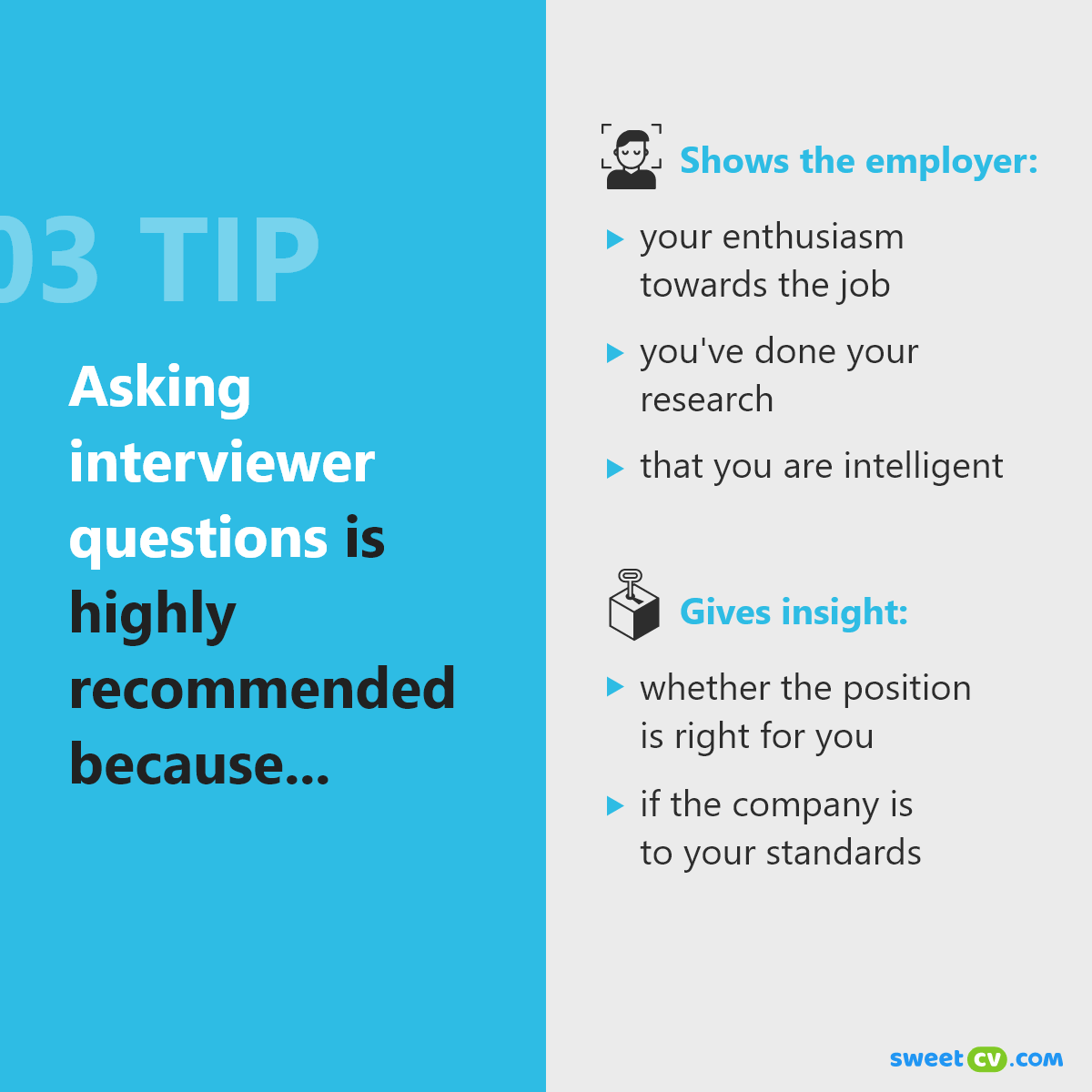Reasons to ask recruiters questions