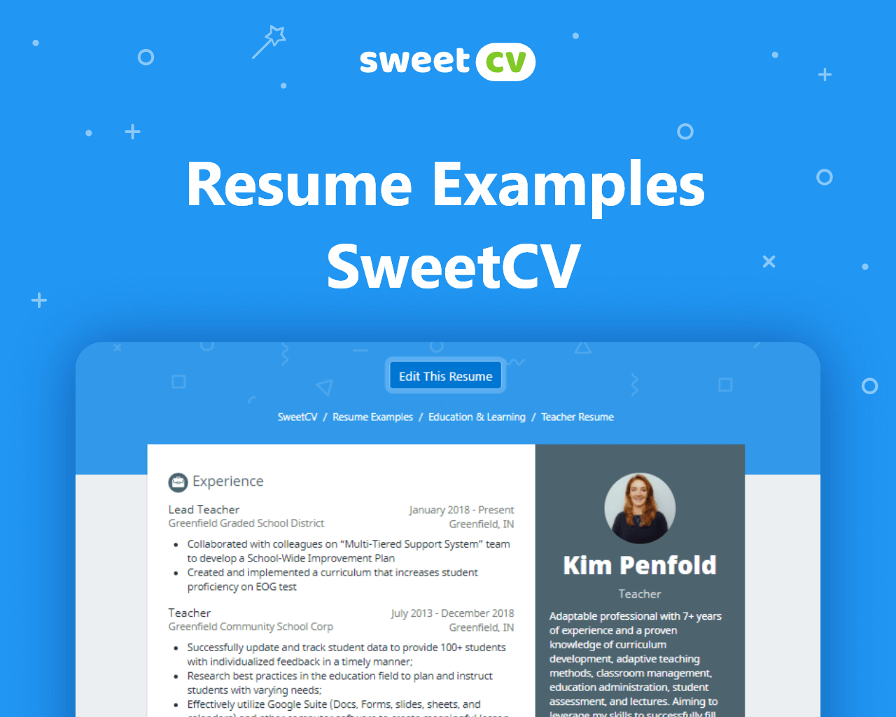 Ejemplos de currículums gratuitos y ejemplos de currículums para 2025, image size:1280x1024